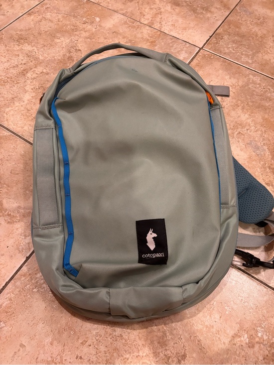 cotopaxi Other - cotopaxi sage green backpack with blue trim